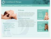 Tablet Screenshot of craniosacraltherapist.co.uk